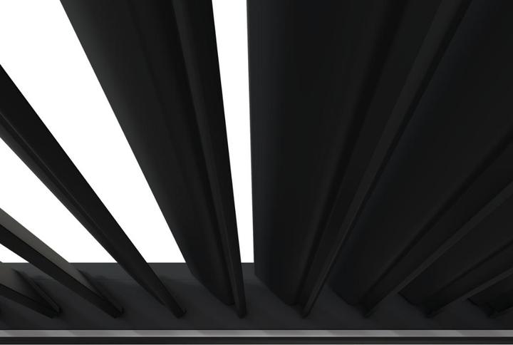 Produktbild Weide elektrische Pergola 4x6m Anthrazit mit LED (600 cm, 400 cm)