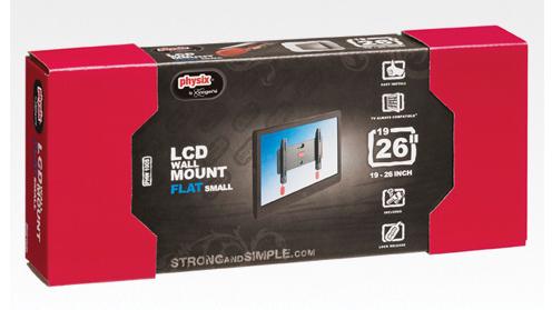 Image du produit Physix PHW-100S, support mural fixe pour TVs jusqu'à 26 (Mur, 37", 15 kg)