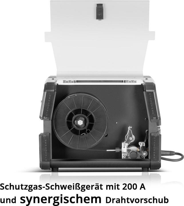 Actual product image Stahlwerk Welding machine MIG MAG 200 ST Digital IGBT shielding gas with 200 A