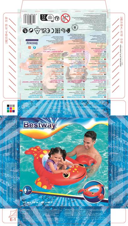 Image du produit Bestway Bateau gonflable pour enfants Splash Buddy assorti