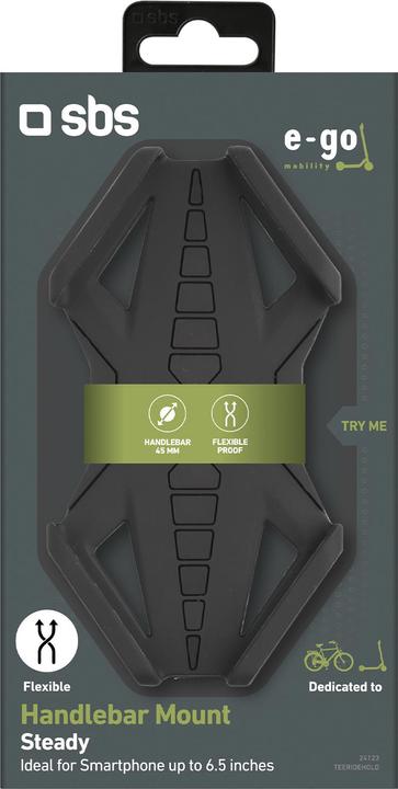Produktbild SBS Silikon-Handyhalterung bis 6.5" für Fahrrad/E-Scooter