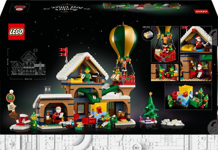 Immagine prodotto LEGO L'ufficio postale di Babbo Natale (10339, LEGO Icons, Set LEGO rari)