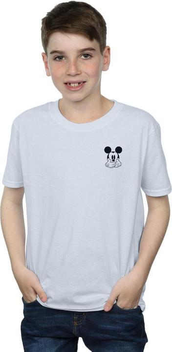 Actual product image Disney Boys Mickey Mouse Dont Speak Breast Print T-Shirt (152, 158)