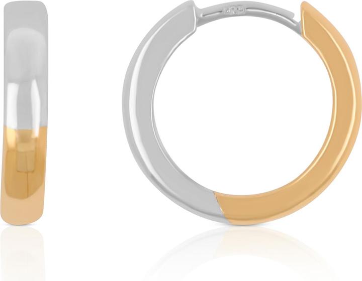 Image du produit Muau Créoles (750, Or blanc, Or jaune 18 K)