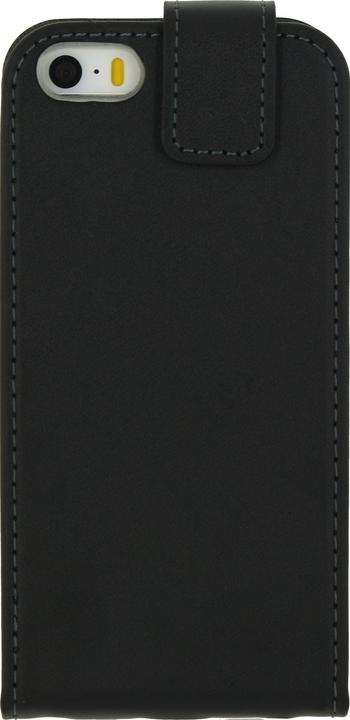Actual product image Mobilizera Mobilize MOB-CGFCB-IPH5, Flip case, Apple, iPhone 5/5S/SE, Black (Apple iPhone 5, Apple iPhone 5s, Apple iPhone SE)