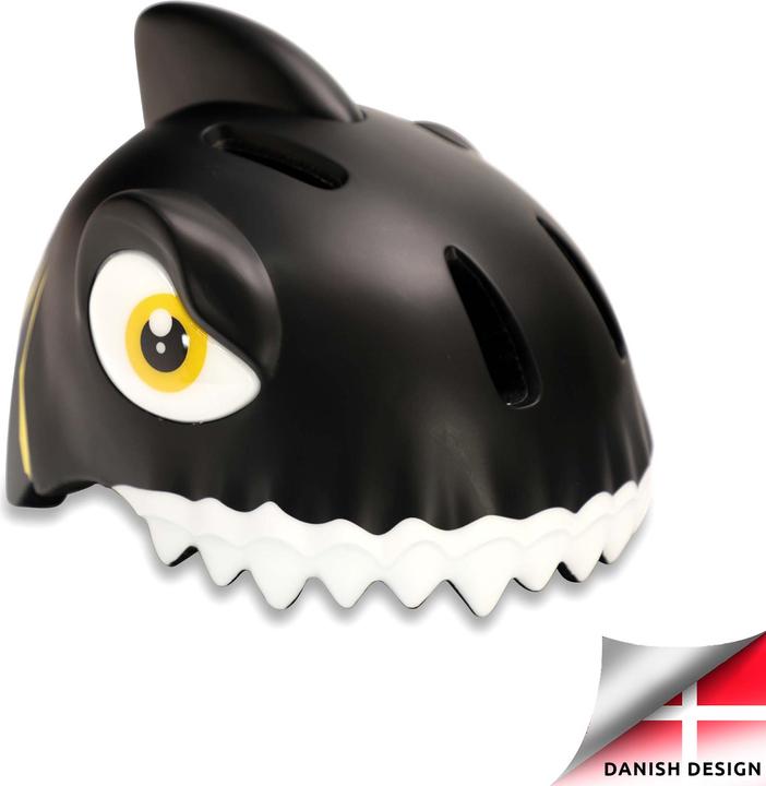 Produktbild Crazy Safety Shark Bicycle Helmet - Black (100501-06-01) (49 - 55 cm)