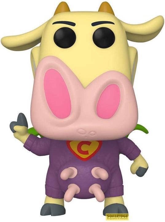 Actual product image Funko POP Cartoon Network Cow and Chicken - Superhero Cow