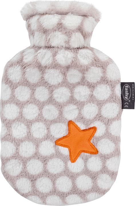 Fashy Kinderwärmflasche Punkte Mit Stern Flauschbezug Thermoplastik (0.80 l)