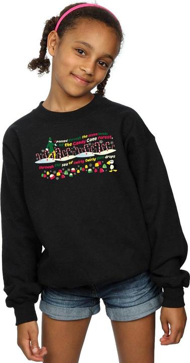 Produktbild Elf Candy Cane Forest Sweatshirt Mädchen (152, 158)
