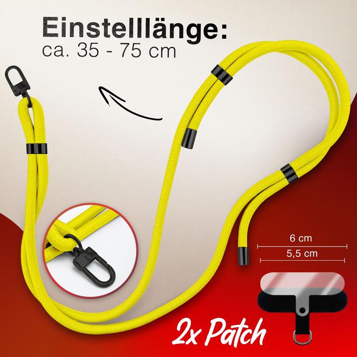 Immagine prodotto Nalia HoldMe Lanyard Handykette - Universal Trageband für Smartphones - Verstellbar, Soft & Elastisch