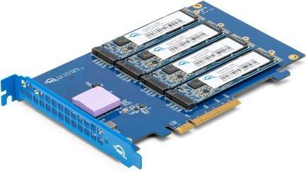 Actual product image OWC 0TB Accelsior 4M2 PCIe M.2 NVMe SSD Adapter Card