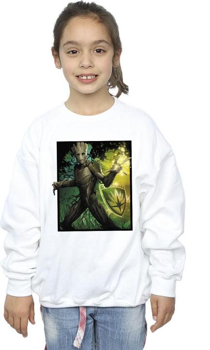 Produktbild Guardians Of The Galaxy Groot Forest Energy Sweatshirt Mädchen (152, 158)