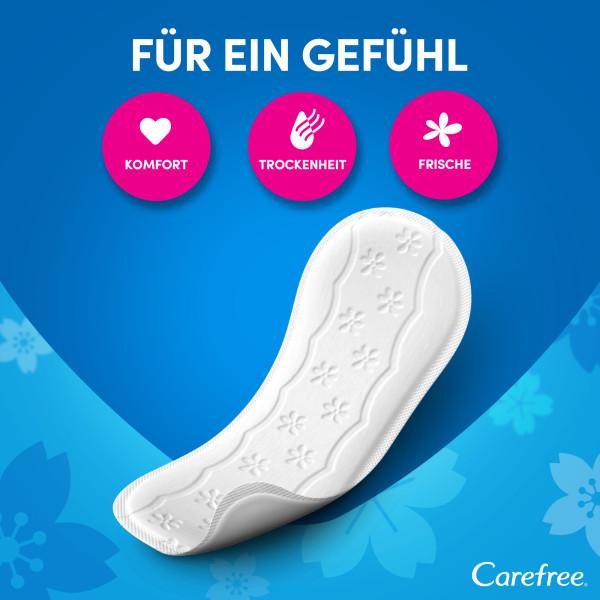 Actual product image Carefree Cotton Feel (56 x, Panty liners)