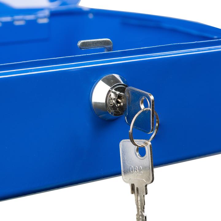 Produktbild Idena Geldkassette 8" 205x160x90mm, blau