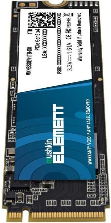 Actual product image Mushkin SSD Element M.2 1TB PCIe Gen3x4 NVME (1000 GB, M.2 2280)