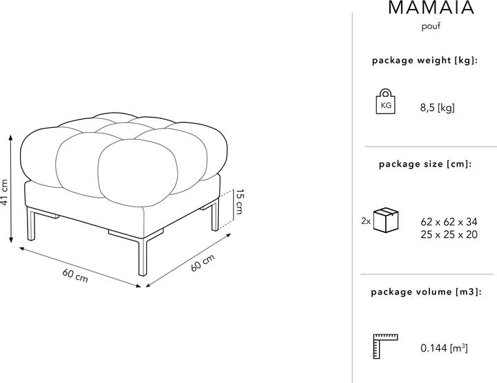 Image du produit Micadoni Mamaia (Tabouret rembourré)