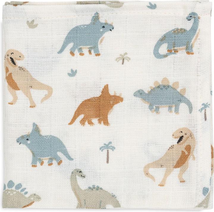 Actual product image Jollein Burp cloths Dino set of 3 small (31 cm, 31 cm)