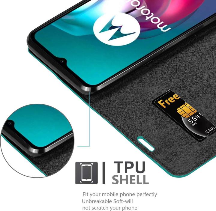 Productafbeelding Cadorabo Boek Invis. Magnetisch deksel (Motorola Moto G10, Motorola Moto G30)