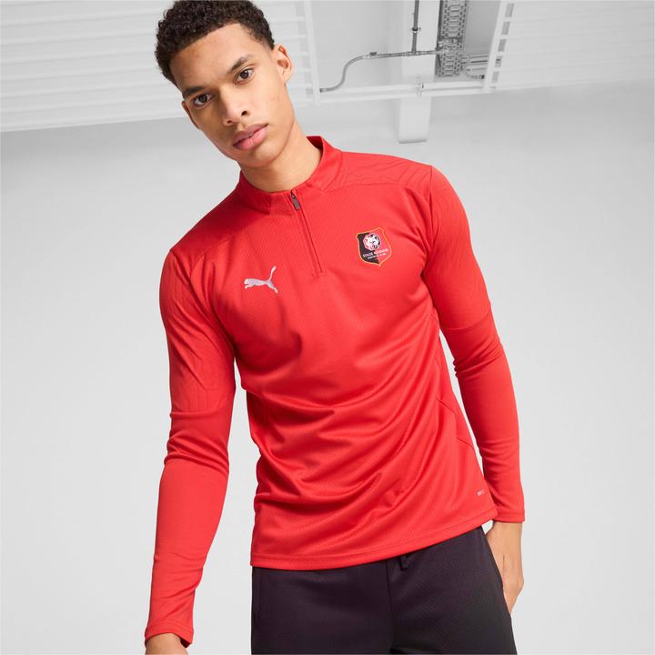 Image du produit Puma haut d'entraînement 1/4 zip stade rennais 2024/25 (L)