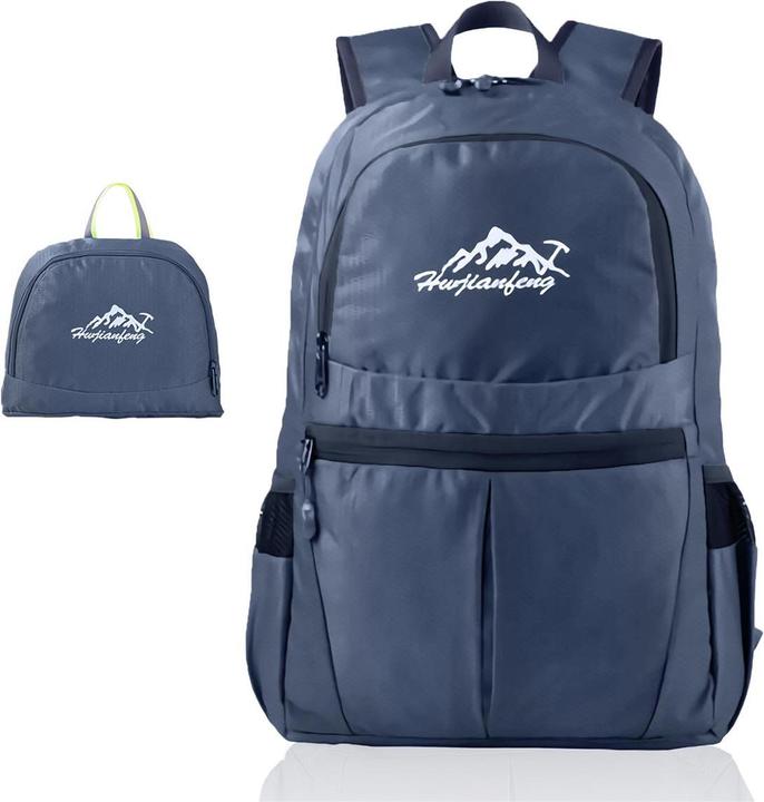 Actual product image Intirilife Foldable backpack in dark blue (36 l)