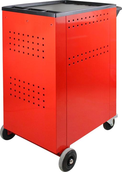 Actual product image ADB Basic workshop trolley red 7 drawers (1 x)