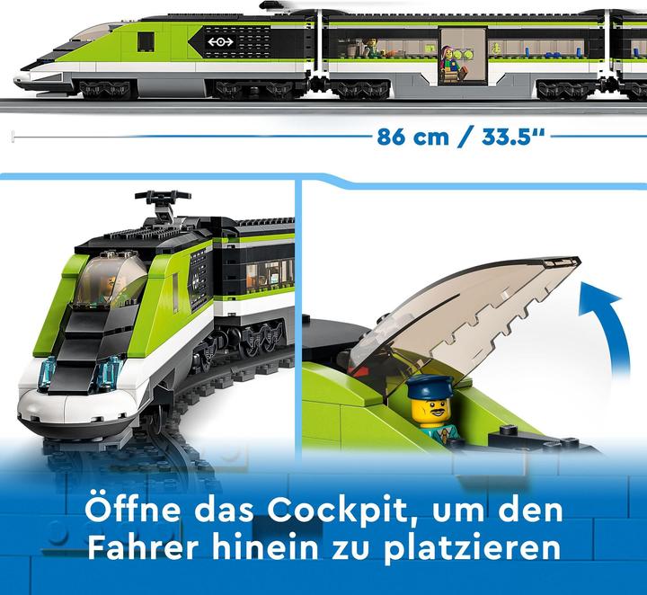 Produktbild LEGO Personen-Schnellzug (60337, LEGO City, LEGO Powered UP)