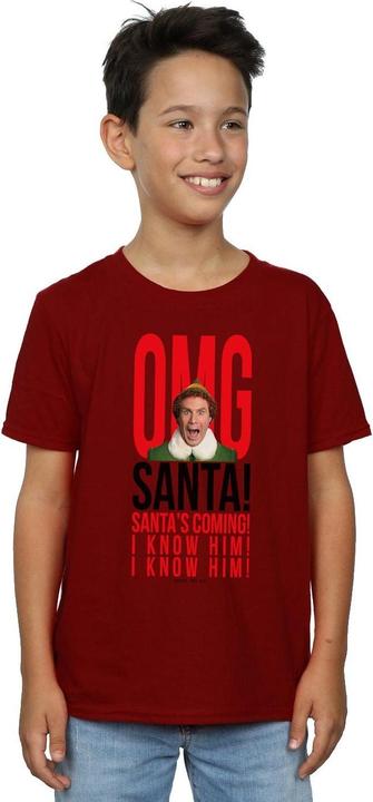 Immagine prodotto Elf OMG Santa I Know Him Maglietta Ragazzi (116)