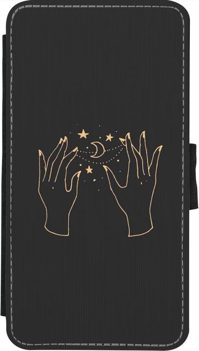 Produktbild PhoneLook Hülle Wallet schwarz Grey magic hands (Apple iPhone X)