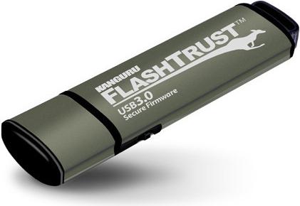 Produktbild Kanguru FlashTrust - 64GB - Normaler unverschlüsselter USB-Stick USB 3.0 mit physischem (64 GB, USB-A)