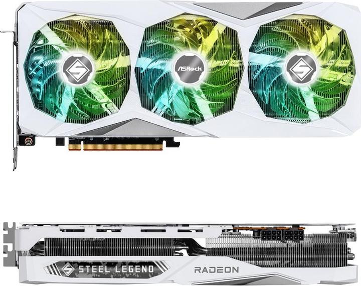 Actual product image AsRock Radeon RX 7700 XT Steel Lengend OC (12 GB)
