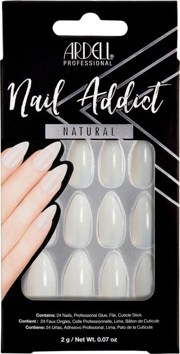 Image du produit Ardell Nail Addict - Nail Addict Natural Stiletto (Ustensiles à ongles, Blanc)