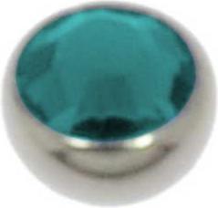 Produktbild Bijouteria 1.2mm Titan Piercingteil (Swarovski Kristall, Titan)