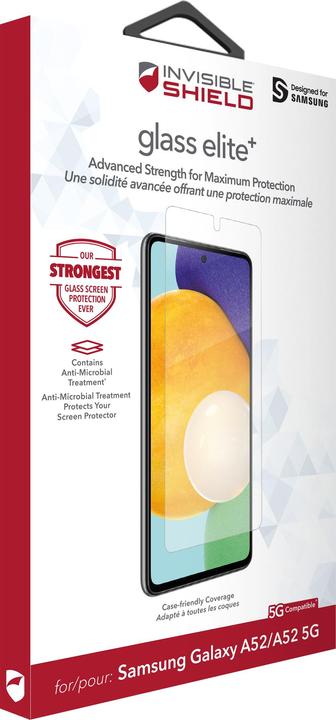 Immagine prodotto Zagg InvisibleShield Glass Elite+ Samsung (e) (1 Pezzo/i, Samsung Galaxy A52 5G, Samsung Galaxy A52)
