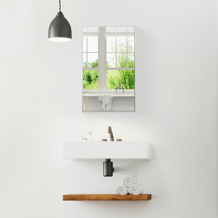 Actual product image Relaxdays Mirrored Bathroom Cabinet (40.5 x 12.5 x 56 cm)