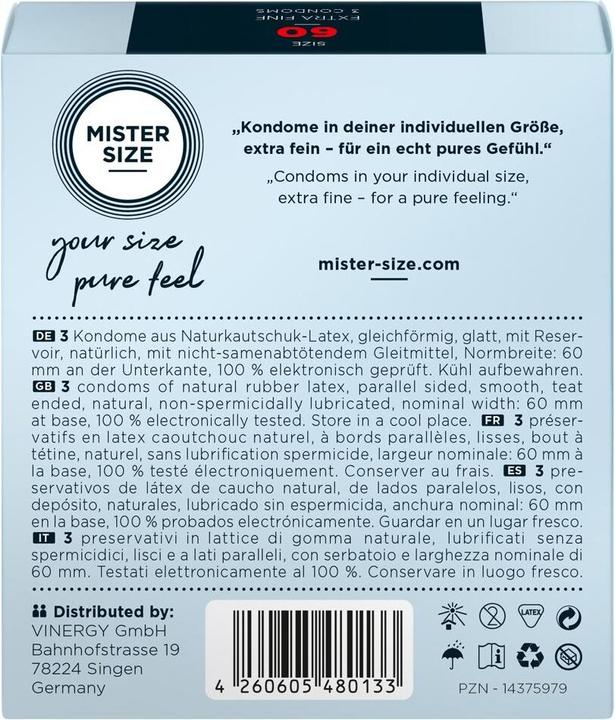 Image du produit Mister Size 60 (10 pcs)