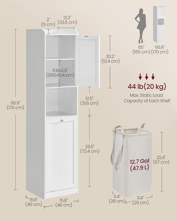 Immagine prodotto Vasagle Butler (40 x 40 x 170 cm)