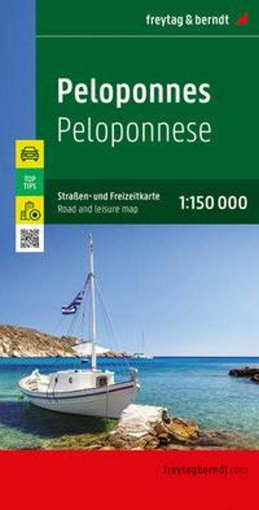 Immagine prodotto Peloponneso, mappa stradale e del tempo libero