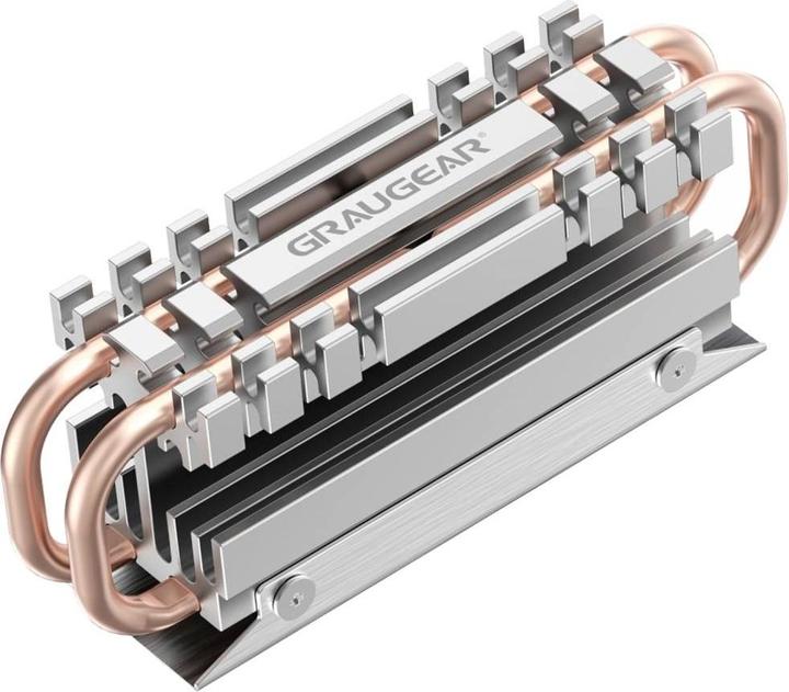 Actual product image Graugear Heatpipe Cooler M.2 2280 SSD