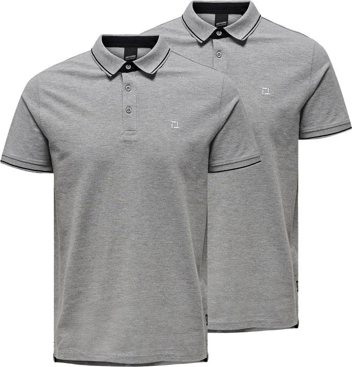 Image du produit Only & Sons Lot de 2 polos Onsefletcher (S)