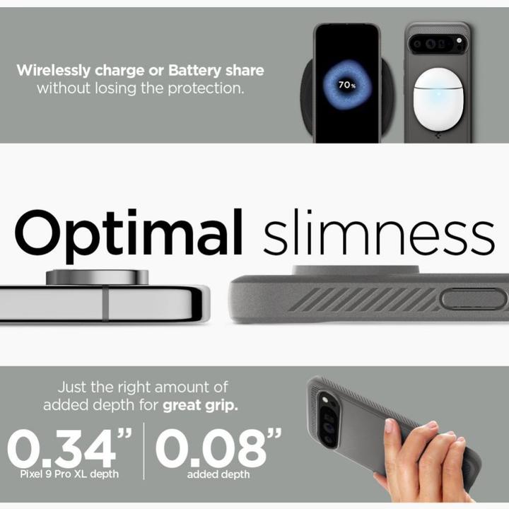 Image du produit Spigen Boîtier robuste pour Google Pixel 9 Pro XL Gris Marbre (Google Pixel 9 Pro XL)
