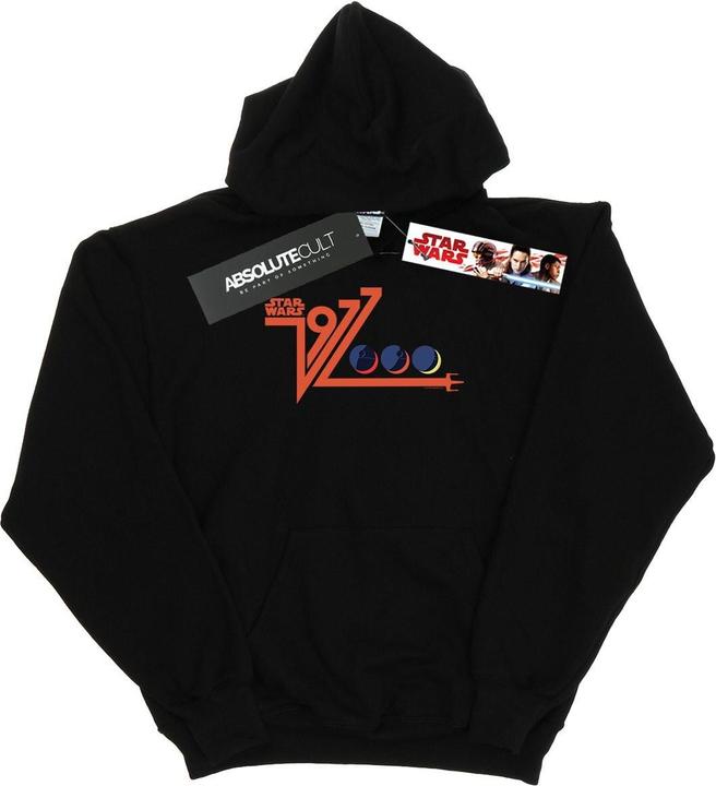 Actual product image Star Wars Mens Retro 1977 Death Star Hoodie (XXL)