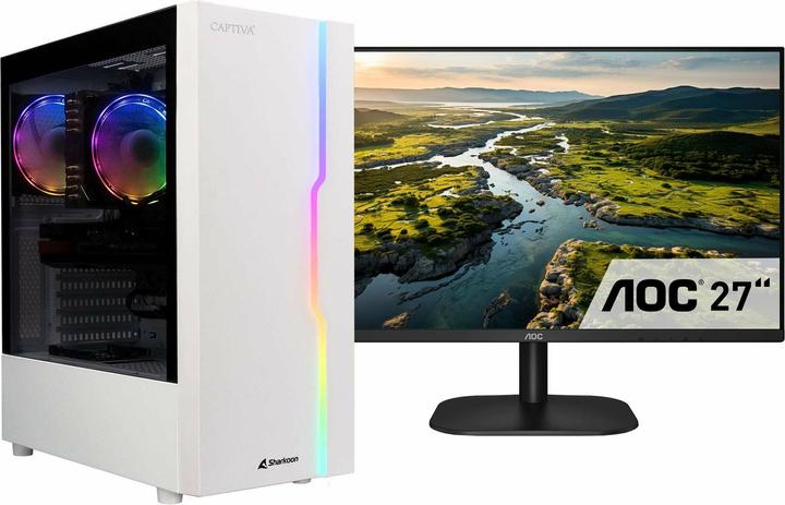 Produktbild Captiva Power Starter R78-392 TFT Bundle Ryzen 5 Radeon Graphics (AMD Ryzen 5 5600G, 16 GB, 500 GB, AMD Radeon Graphics)