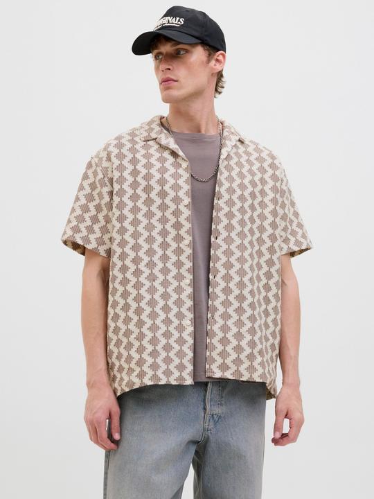 Produktbild Jack & Jones Jorsummer Luke Texture Resort Shirt Ss (XXL)