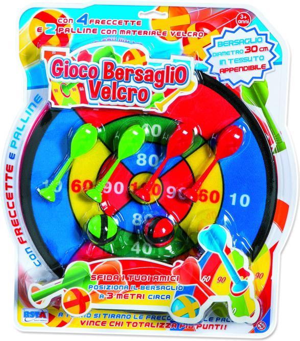Image du produit Rs Toys Cible Velcro 30 cm avec 4 fléchettes et 2 balles