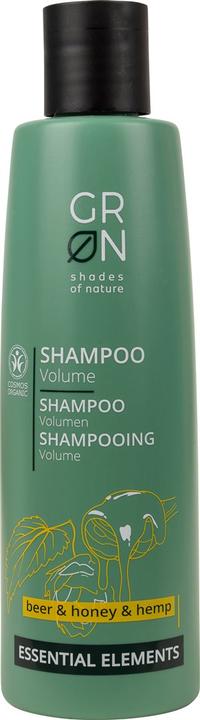 GRN ESSENTIAL Shampoo Volumen Bier & Honig & Hanf (250 ml, Flüssiges Shampoo)