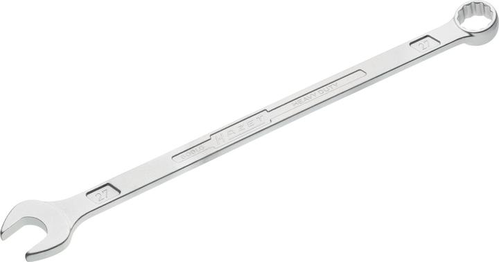 Actual product image HAZET Combination wrench ∙ extra long ∙ slim design 600LG-27 ∙ Outside 12-point traction profile ∙ … (27 mm)