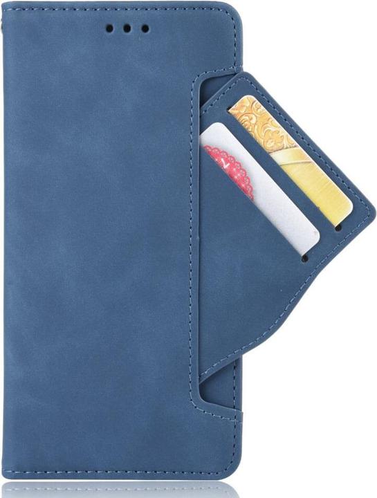 Immagine prodotto Cover-Discount iPhone 15 Pro Max - Custodia con molti scomparti per carte di credito blu (Apple iPhone 15 Pro Max)
