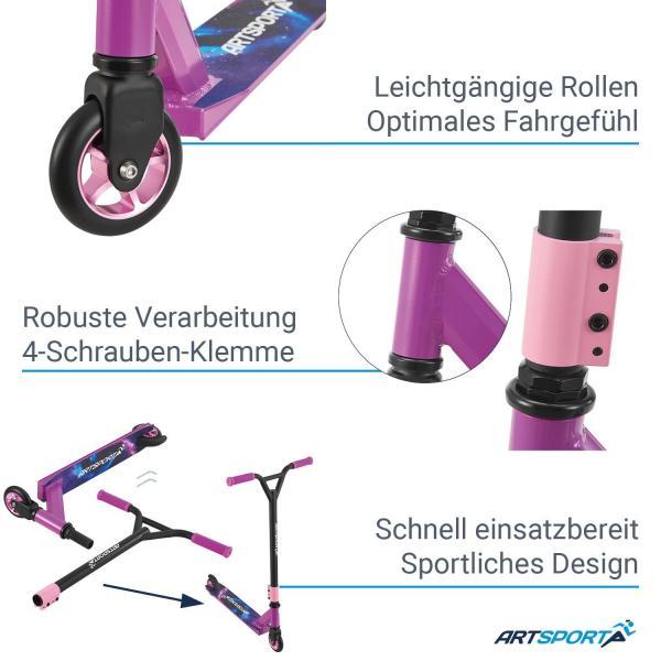 Image du produit Juskys Stunt Scooter Galactic Cruiser