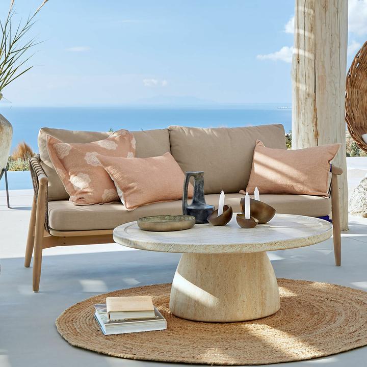 Actual product image Loberon Sofa FSC®-100% Thornwick braun/beige