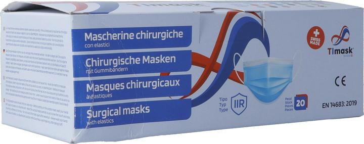 Timask Einweg-Mundschutz (Typ IIR, 20 x)
